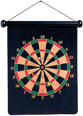 

Bruzone Magnetic Bullseye Game 17 Inch B12 Soft Tip Dart(Black, Pack of1)