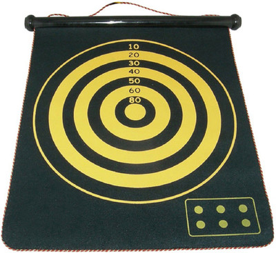 Bruzone Magnetic Bullseye Game 17 Inch B28 Soft Tip Dart(Black, Pack of1)