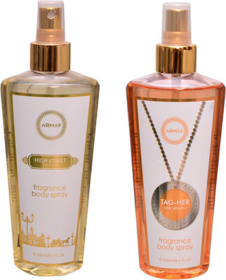 

ARMAF BODY SPARY MIST HER Body Mist - For Women(500 ml, Pack of 2)