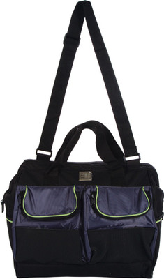 MeeMee Compact Baby Travel Bag With Multiple Pockets (Black) Nursery Bag(Black)