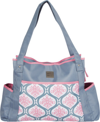 

MeeMee Baby Nursery Diaper Handbag For Moms (Pink & Grey) Nursery Bag(Grey)