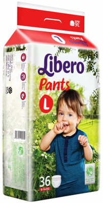 

Libero L (4 x 36's) Pant diapers - L(36 Pieces)