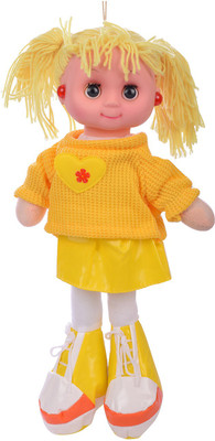 

Aarushi Doll Stuffed Soft Plush Toy Girl Doll (Yellow)(Yellow)