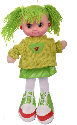 

Aarushi Doll Stuffed Soft Plush Toy Girl Doll (Green)(Green)