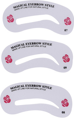 

Siempre21 3pcs Lady Eyebrow Grooming Beauty Tools Eyebrow Stencil(3)