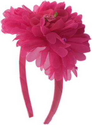 

Loops n knots Fabric Lace Hair Band / Head Band ( ha1207 ) Hair Band(Pink)