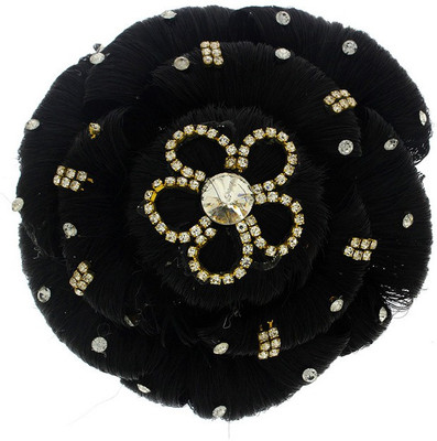 

Anuradha Art Jewellery Bun Pin Bun Clip(Black)