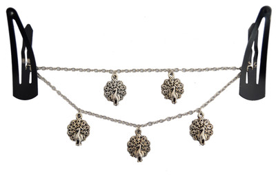 

Pretty Ponytails Silver Headchain Hair Chain(Silver)