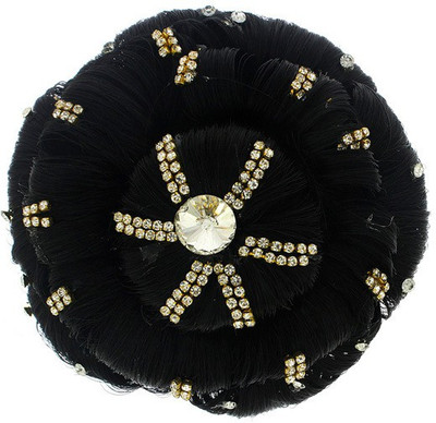 

Anuradha Art Jewellery Bun Pin Bun Clip(Black)