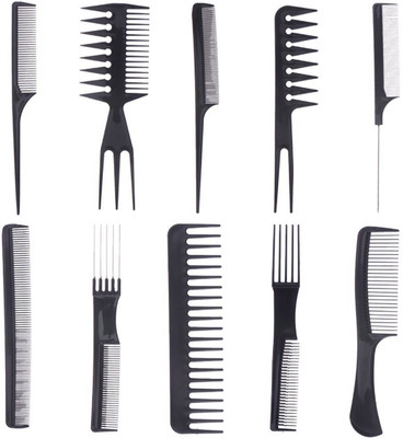 

Sukot Styling Comb Set Variety Pack Great for All Hair Types & Styles Set 0f 10 Pcs