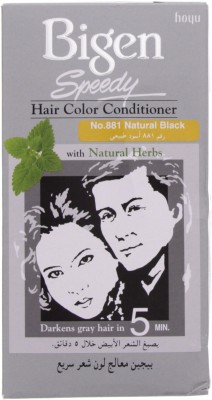 Bigen Speedy Hair Color Conditioner , No. 881 Natural Black