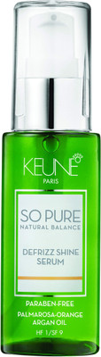 

Keune So Pure Defrizz Shine Serum 8718375522073 Hold factor: 1 Shine factor: 9 Hair Volumizer Defrizz shine serum(1 g)