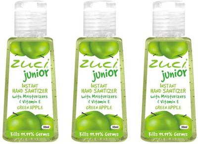 

Zuci Green Apple Hand Sanitizer 30ml(30 ml, Bottle, Pack of 3)