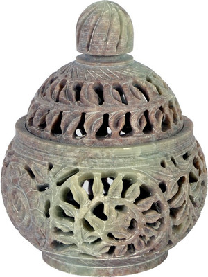 

Kaushal Creation Stone Marble Candle Holder(Brown, Pack of 1)