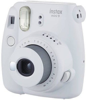 Fujifilm Instax Mini 9 Deluxe Camera Bundle - White (Mini 9 Camera + Leather Camera Case + 40 Shot Film + 64 Album + Marker Pen + Self-Portrait Mirror Instant Camera(White)   Camera  (Fujifilm)
