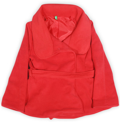 

United Colors of Benetton Full Sleeve Solid Baby Girls Jacket, 219