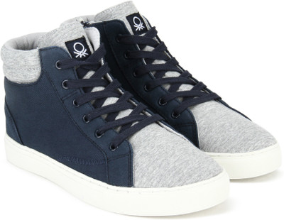 

United Colors of Benetton Boys Lace Sneakers(Dark Blue, 901