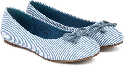 

United Colors of Benetton Girls Slip on Ballerinas(Light Blue, 901