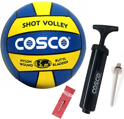 

Cosco Shot Volleyball WIth Volleyball Pump Volleyball Kit
