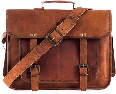 

PINO 13 inch Laptop Messenger Bag(Brown)