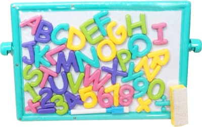 

Adi Trading Magnetic cum Writing Board for Kids 3+, Magnetic Alphabets & Numbers, 2 in 1 Board(Multicolor)