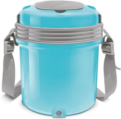 

Milton Electron 3 Containers Lunch Box(350 ml), Blue