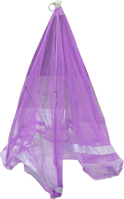 

BcH Polyester Infants Exculsive design baby mosquito net 1.5 Mosquito Net(Purple)