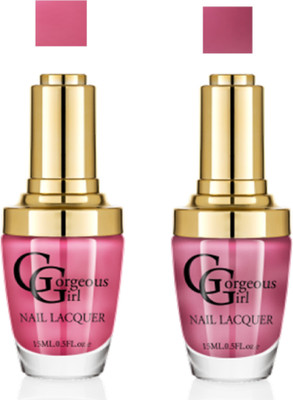 

Gorgeous Girl Nail Paints Pink(Pack of 2)