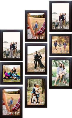 

Trends on Wall Acrylic Photo Frame(Brown, 9 Photos)