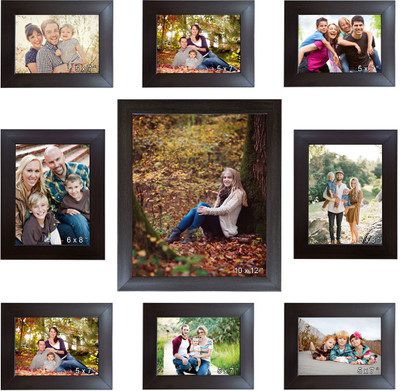 

Trends on Wall Acrylic Photo Frame(Brown, 9 Photos)