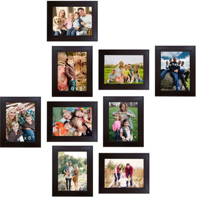 

Trends on Wall Acrylic Photo Frame(Brown, 9 Photos)