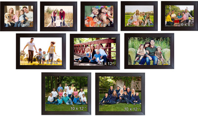 

Trends on Wall Acrylic Photo Frame(Brown, 10 Photos)