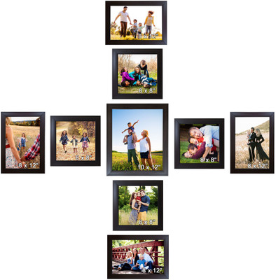 

Trends on Wall Acrylic Photo Frame(Brown, 9 Photos)
