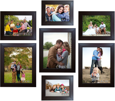 

Trends on Wall Acrylic Photo Frame(Brown, 7 Photos)