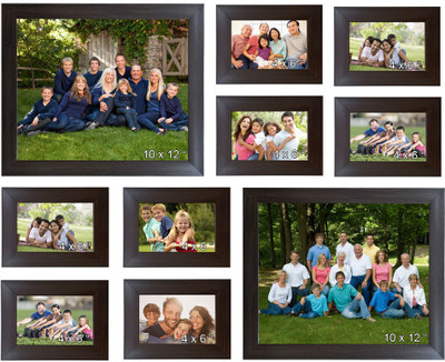 

Trends on Wall Acrylic Photo Frame(Brown, 10 Photos)