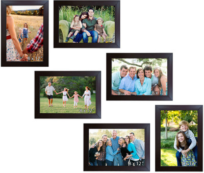 

Trends on Wall Acrylic Photo Frame(Brown, 6 Photos)
