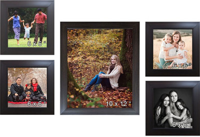 

Trends on Wall Acrylic Photo Frame(Brown, 5 Photos)