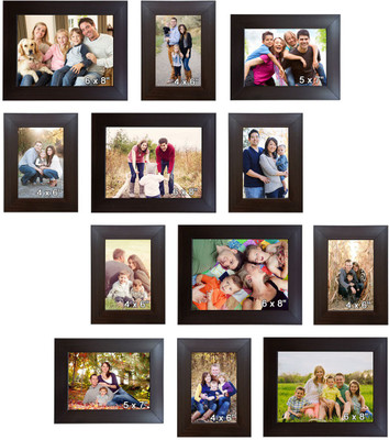 

Trends on Wall Acrylic Photo Frame(Brown, 12 Photos)