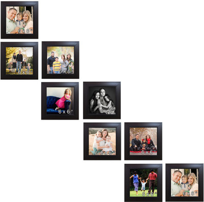 

Trends on Wall Acrylic Photo Frame(Brown, 9 Photos)