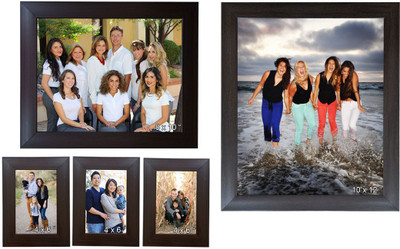 

Trends on Wall Acrylic Photo Frame(Brown, 5 Photos)