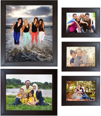 

Trends on Wall Acrylic Photo Frame(Brown, 5 Photos)