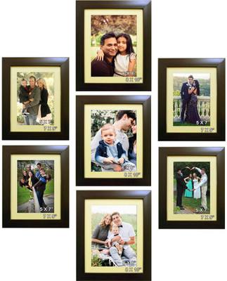 

Trends on Wall Acrylic Photo Frame(Brown, 7 Photos)
