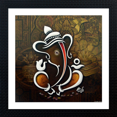 60 Off On Janki Ganesh Ji Taxture Wall Hanging Canvas 14 Inch X