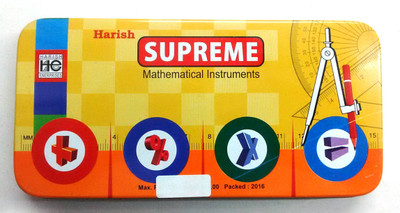 

JMD Supreme Printed Art Metal Pencil Box(Set of 1, Multicolor)