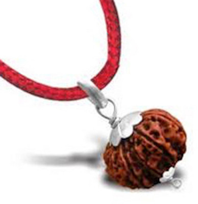 SSG Collections | 8 Mukhi/Faced Rudraksha Pendant, Indonesia/ Java Originated, (Bead Size: 15-17mm), With Silver Coated Capping And GJSPC Lab Certificate | 100% Original & Natural Rudrakash | Wood Pendant available at flipkart for Rs.721