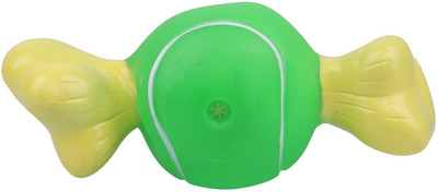 

SRI Cute Face Puppy Ball Squeaky Fun Toy for Puppy Plastic Squeaky Toy For Dog