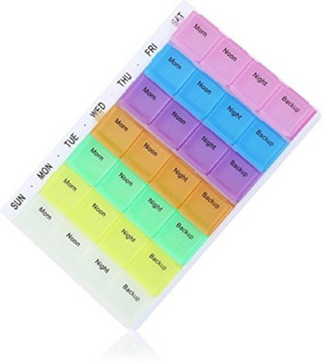 

Emmquor 7 days Pill Box(Multicolor)