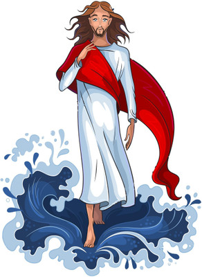 

KumkumArts Jesus Poster 12 x 18 Inch, HD Quality Image, Gloss Paper, Unframed, Qty 1 Paper Print(18 inch X 12 inch, Rolled)