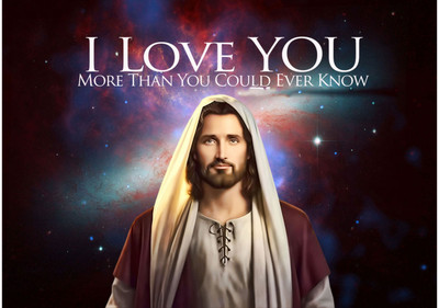 

KumkumArts Jesus Poster 12 x 18 Inch, HD Quality Image, Gloss Paper, Unframed, Qty 1 Paper Print(12 inch X 12 inch, Rolled)