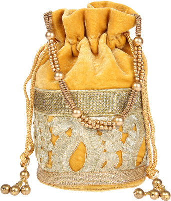 

Dice Potli Ambi Mess Gold Potli(Gold)